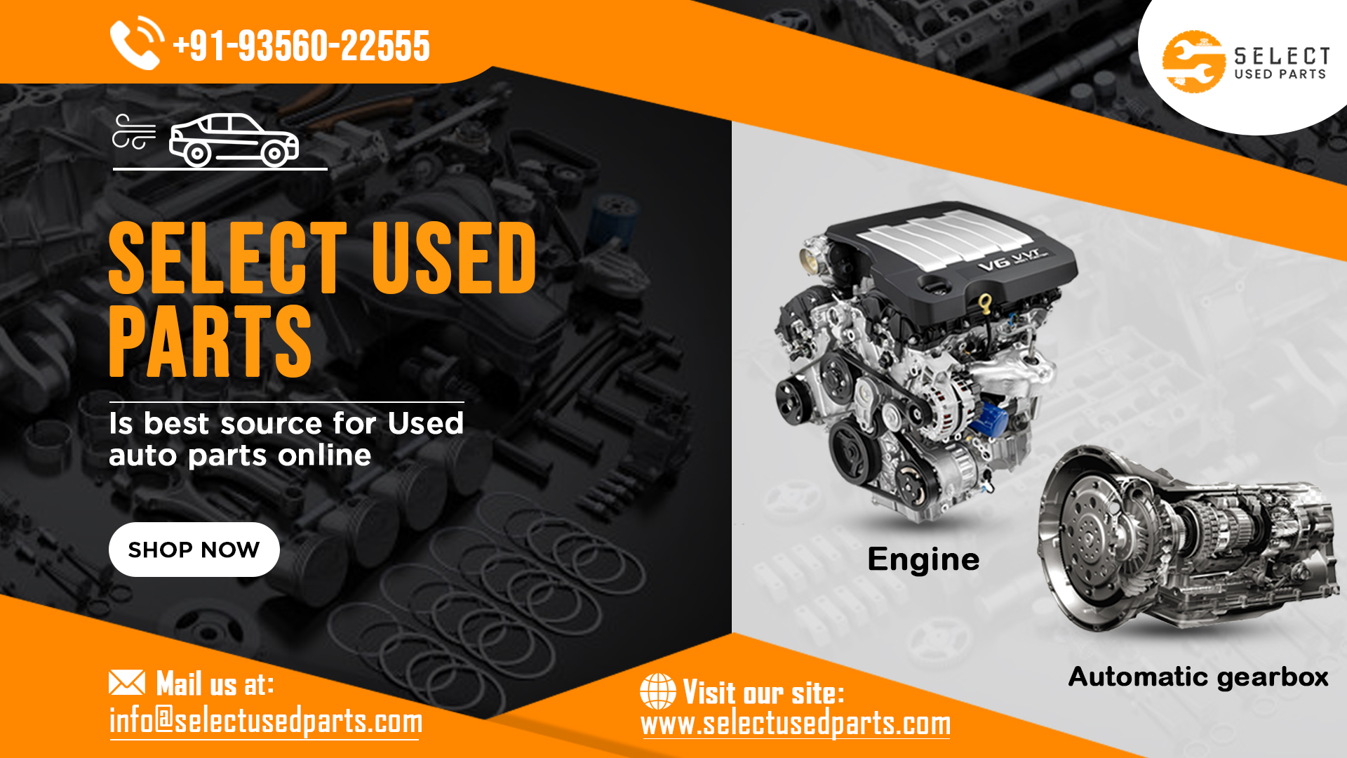 Used car parts online discount